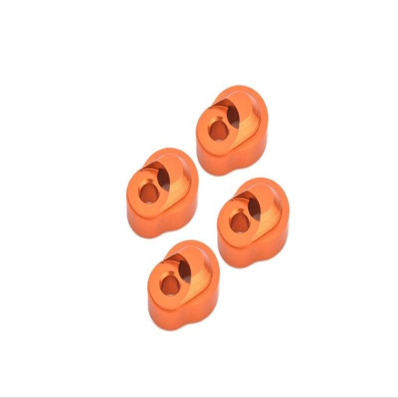 Aluminum 7075 Suspension Pin Retainer for Traxxas 1:5 X Maxx 6S / X Maxx 8S / XRT 8S Monster Truck Upgrades - Orange
