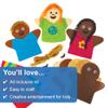 Baker Ross FX931 Diversity Felt Puppet Kits - Pack of 5, DIY Kits for Kids, School DIY view 3