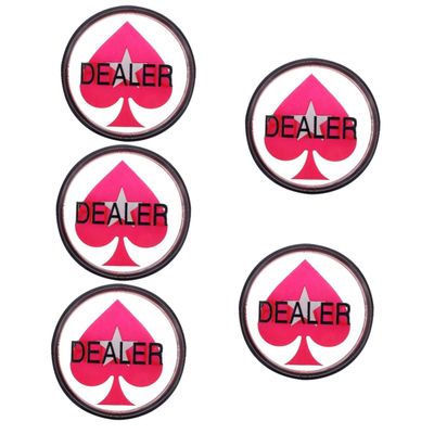 BESTOYARD 5pcs Dealer Press Card Chip Rack Small Child Acrylic