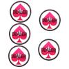 BESTOYARD 5pcs Dealer Press Card Chip Rack Small Child Acrylic view 1