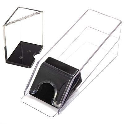 BBG 6-Deck Blackjack Dealer Shoe and Discard Tray Combo Set - Includes Bonus Cut Card!