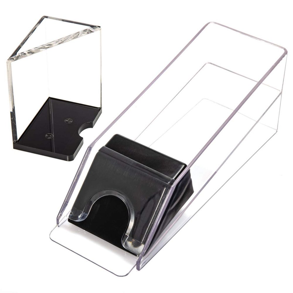 BBG 6-Deck Blackjack Dealer Shoe and Discard Tray Combo Set - Includes Bonus Cut Card!