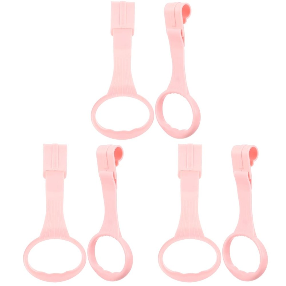 3 Pairs Children's Bed Pull Ring Walking Assistant Stand up Rings Hanging Ring Crib Playpen Accessories Baby Toy Baby Boy Crib Baby Bed Hand Rings Pp Toddler Vertical