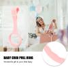 3 Pairs Children's Bed Pull Ring Walking Assistant Stand up Rings Hanging Ring Crib Playpen Accessories Baby Toy Baby Boy Crib Baby Bed Hand Rings Pp Toddler Vertical view 2