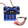 RC Motor Cooling Fan 15000 RPM for 1/8 1/7 Arrma Typhon 6S Kraton 6S Felony Mojave, Dual 30mm Cooling Fans 42mm Alum Motor Heatsink for 4274 4068 4268 Brushless Motor view 3