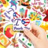 20 Pack pcs USA Puerto rico Stickers for Water Bottles Waterproof Scrapbooking Laptop Luggage Phone Cute Funny Aesthetic Sticker Packs Set Teens Adults Girls Women Vinyl Decals view 3