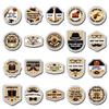 20 Pack Pcs Dad Stickers for Water Bottles Waterproof Scrapbooking Laptop Phone Case Helmets Luggage Funny Vinyl Sticker Packs Set Teens Adults Fathers Aesthetic Vintage Decals view 1