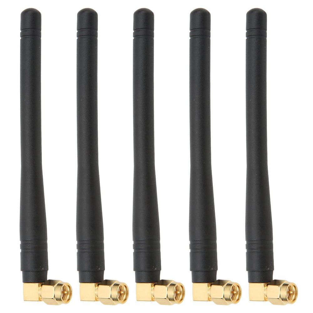 5pcs Router Antenna 50W 3DBI Radio Antenna High Gain SMA Male Pin for Drone Security Alarm Smart Home