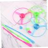 5pcs Led Toys Spinning Toys with Flight Sky Blue Fidget for Kids Random Color view 4