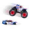 Monster Jam Official 1:64 Scale Diecast 2-Pack Monster Truck and Race Car: Lucas Stabilizer view 2