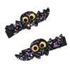Girls Halloween Hair Clip Baby Halloween Hair Accessories Hair Pin 2 Pack ZFJ37 (Glitter Bat) view 1