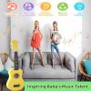 21 Inch Wooden Kids Toddler Child Children Acoustic Guitar Musical Instruments Ideal for 3-9 Year Old Boys Girls Gifts (Yellow) view 2