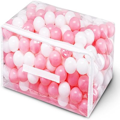 Vanland Ball Pit Balls for Baby and Toddler Phthalate Free BPA Free Crush Proof Plastic - Multicolored Pit Balls in Reusable Play Toys for Kids with Storage Bag