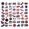 100 Pack 90s 80s Stickers, 1990's 1980's Hip Hop Party Favors, Birthday Decorations view 2