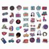 100 Pack 90s 80s Stickers, 1990's 1980's Hip Hop Party Favors, Birthday Decorations view 3