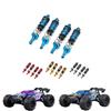 BrewJa 4pcs Metal Shock Absorber Damper for SCY 16101 16102 16103 1/16 RC Car Upgrades Parts Accessories (Color : Body Mounts) view 3