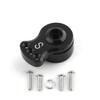 BrewJa Metal 25T Adjustable Servo Saver Arm Horn for TRAXXAS TRX-4 Axial SCX10 1/10 RC Cars Helicopter Model Boat Upgrade Parts (Color : S Black) view 1