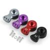 BrewJa Metal 25T Adjustable Servo Saver Arm Horn for TRAXXAS TRX-4 Axial SCX10 1/10 RC Cars Helicopter Model Boat Upgrade Parts (Color : S Black) view 4