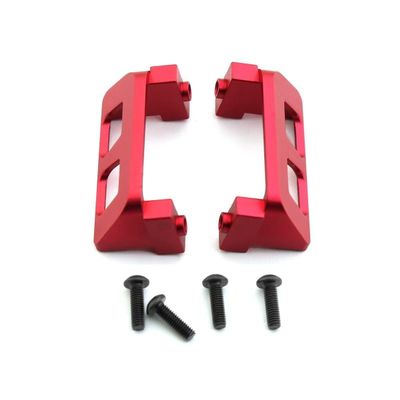 BrewJa Metal Upgrade Parts Axle Carrier Knuckle Arm Suspension Arm Skidplate Shaft for 1/16 Traxxas Slash Summit E-Revo Accessories (Color : Servo Guard)