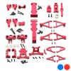 BrewJa Metal Upgrade Parts Axle Carrier Knuckle Arm Suspension Arm Skidplate Shaft for 1/16 Traxxas Slash Summit E-Revo Accessories (Color : Servo Guard) view 2