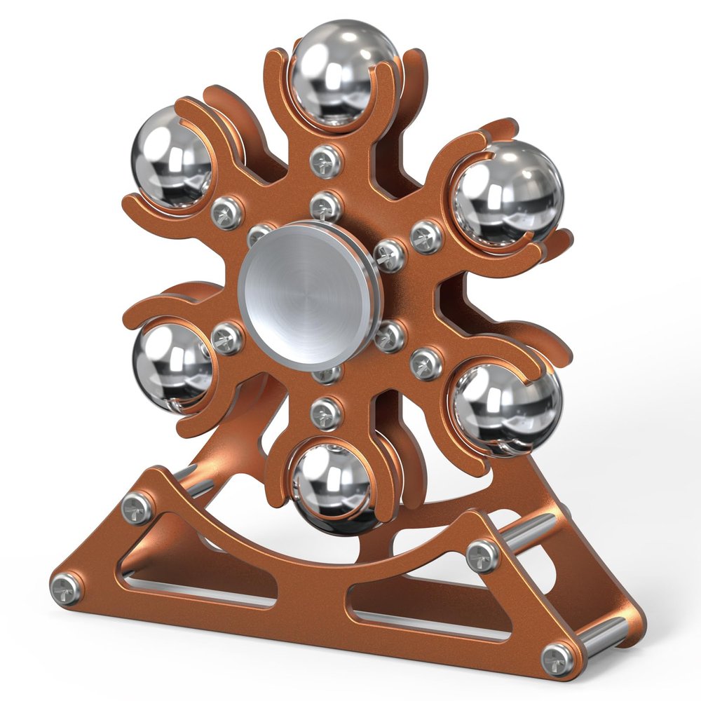 Desk-Fidget-Toys Ferris-Wheels-Spinner: Metal Kinetic-Fidget-Spinner 4mins, EDC-Toy Cool-Gadgets for School Office Christmas, ADHD Tools Gift Cool-Stuff Stress Relief Gift for Kid Children Teen Adult