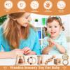 Wooden Montessori Toys 7PCS Wooden Baby Toy for Babies 12-36 Months, Natural Wood Rattle Toy Set with Crochet Lion Rattle, Gift for Infant Boys Girls view 2