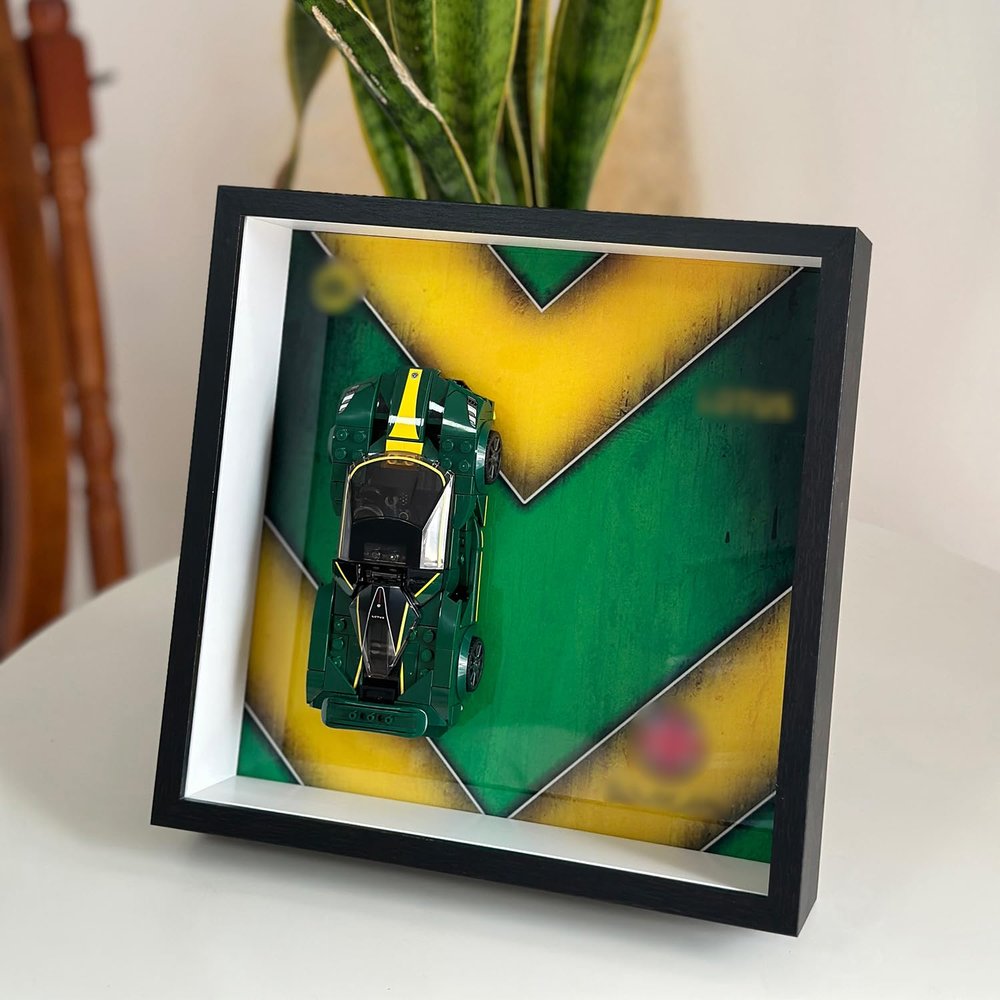 iLuane Display Wallboard for 76907, Adult Collectibles Wall Mount, Home or Office Dcor (No Car Included)