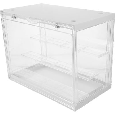Cabilock Action Figure Display Box Transparent Storage Case for Dolls Model Exhibition Collection Showcase for Figures for Countertop Organizing