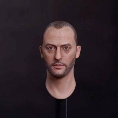 1/6 Scale Male Head Sculpt, European Male Soldier Figure Head Carved for 12inch Action Figure Body Collectible (P)