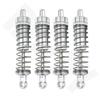 4Pcs Aluminum Metal Front&Rear Shock Absorber for 1/18 WLtoys A959 MN D90 C14 C24 Car Crawler Short Course Truck Upgrad Part (Color : Silver) view 1