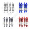 4Pcs Aluminum Metal Front&Rear Shock Absorber for 1/18 WLtoys A959 MN D90 C14 C24 Car Crawler Short Course Truck Upgrad Part (Color : Silver) view 3