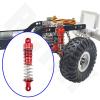 4Pcs Aluminum Metal Front&Rear Shock Absorber for 1/18 WLtoys A959 MN D90 C14 C24 Car Crawler Short Course Truck Upgrad Part (Color : Silver) view 4