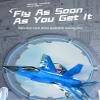 ANTSIR RC Airplane F-35 Lightning II, 2 Channel Remote Control Plane with Smart Gyro Easy to Fly Foam Rc Glider Jet Gift for Kids Boys Girls 8-12 Year Old (Blue) view 3