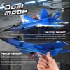 ANTSIR RC Airplane F-35 Lightning II, 2 Channel Remote Control Plane with Smart Gyro Easy to Fly Foam Rc Glider Jet Gift for Kids Boys Girls 8-12 Year Old (Blue) view 4