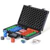 Boyzhood Poker Chips,400PCS 14 Gram Clay Poker Chip Set with Deluxe Travel Case, Numbered Chips,Poker Set for Texas Holdem Blackjack Gambling. view 1