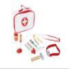 Hape: Little Doctor Play Set - Medicine Carry Bag & Wooden Accessories, First-Aid Toy Kit, Medical-Nurse-Doctor-Caregiver Pretend Play, Kids Ages 3+ view 1