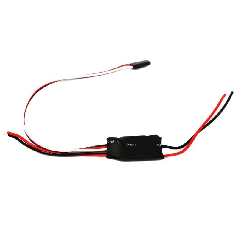 1PCs 5A 10A 20A 30A O ne Way DC Brushed ESC 12V 24V Brushed Speed Controller 2-3S 2-6S Lipo Parts for RC Micro Drone Aircraft FPV (Color : 24V 2-6S 30A no BEC, Size : 1)
