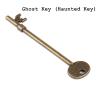 blue-ther Ghost Key (Haunted Key) Magic Tricks Magia Skeleton Key Magician Close Up Illusions Gimmick Props Moving Appearing Mentalism view 2