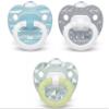 Nuk, Orthodontic Pacifier Neutral, Glows in The Dark, 18-36 Month Value Pack, 3 Count view 1