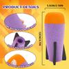 BOROLA 10 Pcs Missile Filled Foam Rocket Launcher, Compatible for Nerf N-Strike Elite Series(Purple) view 2