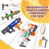 BOROLA 10 Pcs Missile Filled Foam Rocket Launcher, Compatible for Nerf N-Strike Elite Series(Purple) view 3