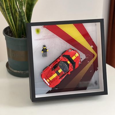 iLuane Display Wallboard for 76914 Sports Red Race Car Toy, Adult Collectibles Wall Mount, Home or Office Dcor (No Car Included)
