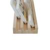DNB Wooden Domino Racks Trays - Set of 4 Holders 3 Slots per Holder - Dominoes NOT Included view 3