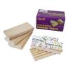 DNB Wooden Domino Racks Trays - Set of 8 Holders 5 Slots per Holder - Dominoes NOT Included view 1