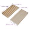 DNB Wooden Domino Racks Trays - Set of 8 Holders 5 Slots per Holder - Dominoes NOT Included view 3