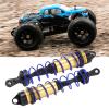 2Pcs 140mm/5.5in Aluminum Alloy RC Car Shock Absorber Strong Durable Dampers Suspension for 1/8 RC Remote Control Car(Gold) view 4