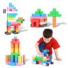 PicassoTiles Magnet Cube Building Blocks 108 Pieces 1.2" 3CM Magnetic Cubes Toy Construction Building Educational Sensory Toys with Idea Booklet for School & Preschool Kids Boys Girls Toddlers PMC303 view 1