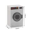 Dollhouse Miniature Washing Machine 1:12 Furniture Appliance Model Laundry Machine Mini House Washer Decoration Accessories Openable Lid Washer Dryer (Plastic) view 3