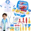 Kids Doctor Kit for Girls, Doctors Set for Toddlers 22 Pieces Doctor Play Gift for Kids Medical Toys Set with Roleplay Doctor Costume Toddlers Ages 3 4 5 6 Year Old view 1