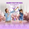 Mini Karaoke Machine for Kids, 2026 TOP Toys Birthday Valentine's Day Gifts Ideas for Girls Ages 4, 5, 6, 7, 8, 9, 10, 12+ Years Old, Portable MP3 Player with 2 Wireless Mics for Family Home Party view 4